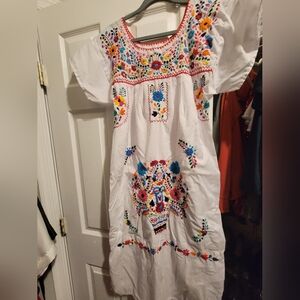 white embroidered dress SanAntonio